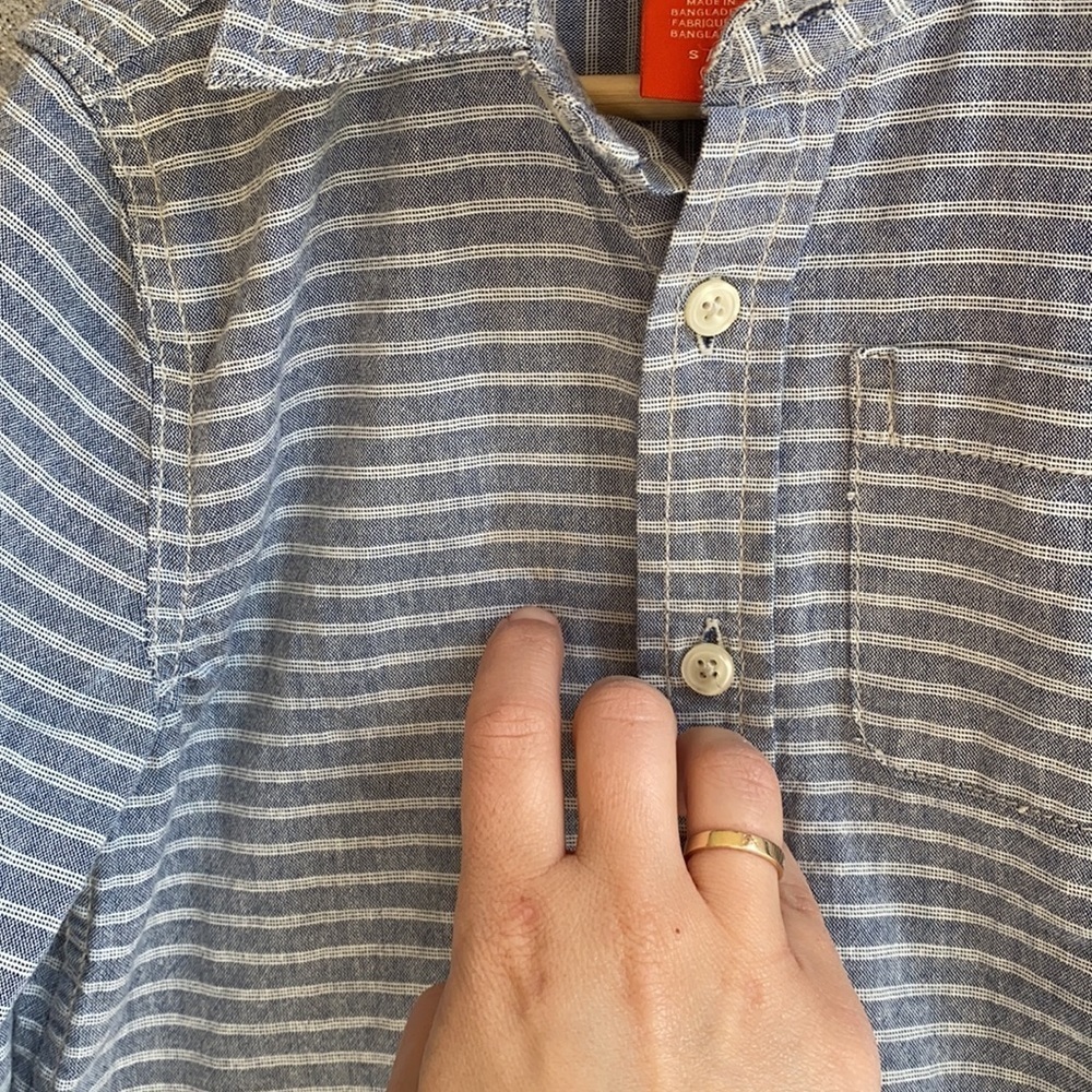 Joe Fresh Chambray Button Up - Picture 8 of 9